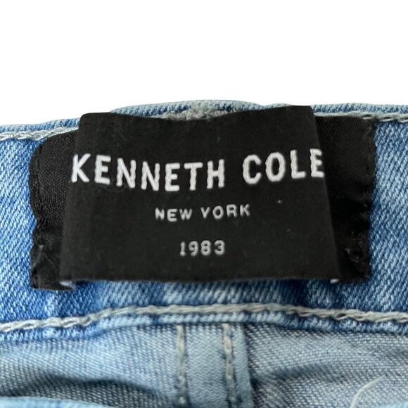 Kenneth Cole Mens Light Wash Athletic Fit Denim Jeans 32x32 Button Fly  5-Pocket - Picture 6 of 12